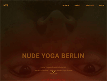 Tablet Screenshot of nudeyogaberlin.com